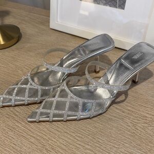 Zara Silver Women's Heels